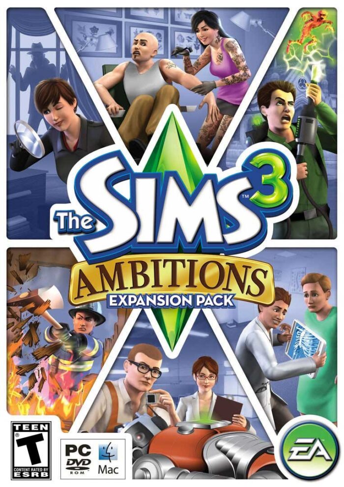 the sims 3 ambitions cover original - Gryempire